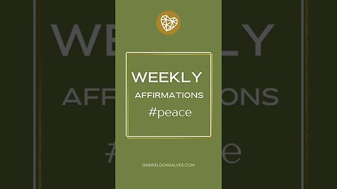 Affirmations 🕊️💙 #Peace #Harmony