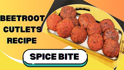 Beetroot Cutlets Recipe By Spice Bite By Sara