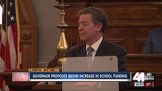 KS governor proposes $600M boost to school aid