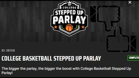 Are Draft Kings Stepped Up Parlays Good?? College Basketball Example