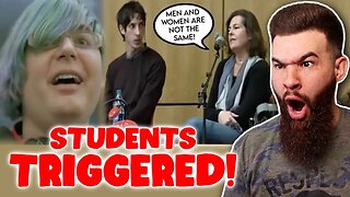 WOKE STUDENTS MELTDOWN Over A Biologist Stating Facts That Men And Women Are Different