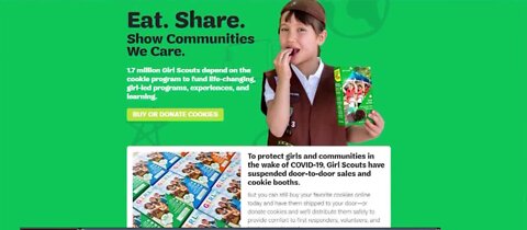 Girl Scout cookies available online
