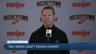 Red Wings draft Kienan Draper, Kris Draper's son
