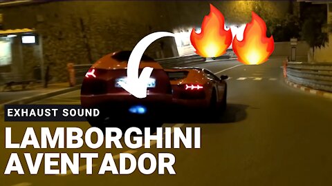 Lamborghini Aventador FIRE 🔥🔥 EXHAUST SOUND !!
