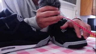 Black Canvas 4's~Shoe Unboxing |ASMR|