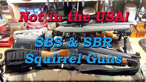 You won't find these Squirrel Guns in the USA! #SquirrelRifle