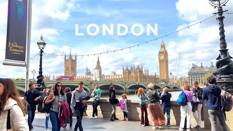 London, England. City of London Walking Tour *4K HDR*