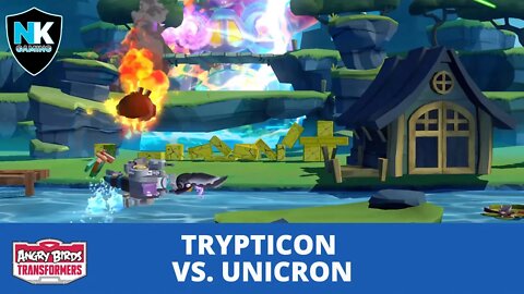Angry Birds Transformers - Trypticon vs. Unicron