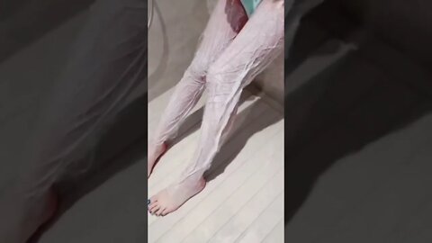 Chinese Girl With Slimy Legs