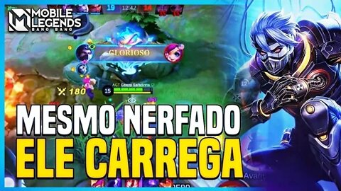 Hayabusa ta MUITO NERFADO, mas na mão de QUEM SABE... | MLBB