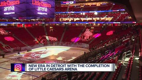 New era in Detroit with the completion of Little Caesars Arena