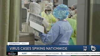 COVID-19 cases spiking nationwide
