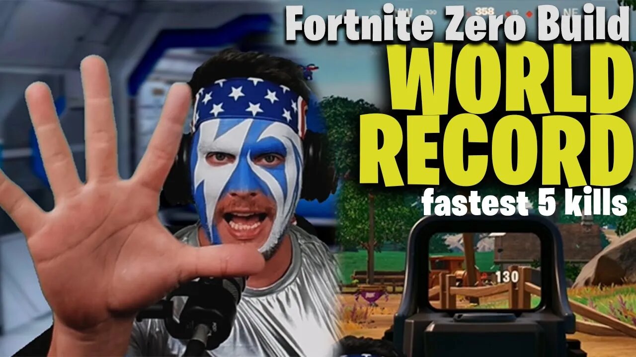 Insane Fortnite Challenge Attempting World Record For Fastest 5 Kills