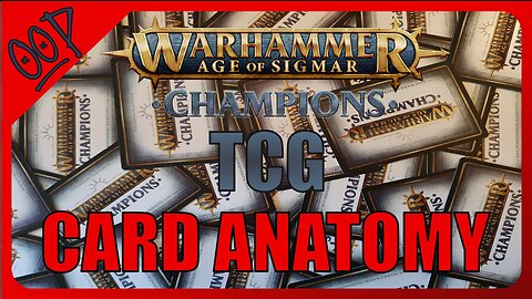 How To Play Warhammer AoS Champions p1 Card Anatomy : OOP Ep002