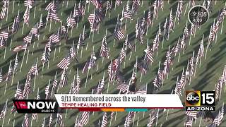 Flags placed in Tempe to honor 9/11 victims