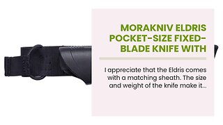 Morakniv Eldris Pocket-Size Fixed-Blade Knife with Stainless Steel Blade and Sheath, 2.3 Inch