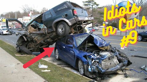 Idiots in cars compilation #9 Idiot car crashes, stupid drivers and more