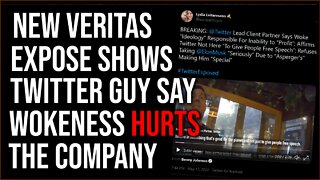 New Veritas Expose Shows Twitter Guy Say WOKENESS Hurts The Company, Get Woke Go Broke