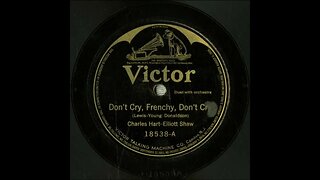 Don't Cry, Frenchy, Don't Cry - Charles Hart and Elliott Shaw