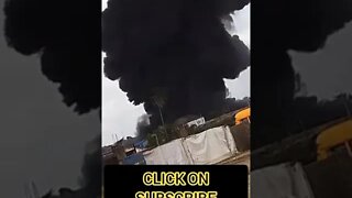 Fire razes Chinese Company in Ogun State. [VIDEO]