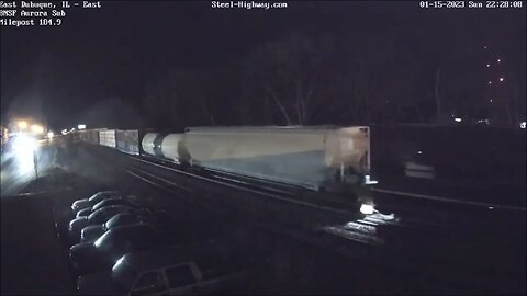 IC Units Leading WB M337 Manifest in Griffith, IN, East Dubuque, IL and Dubuque, IA on 1-15-23