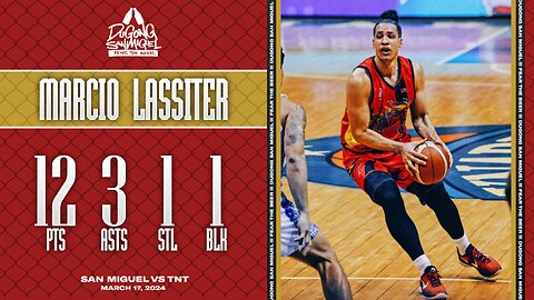 Marcio Lassiter Highlights [San Miguel vs TNT | Mar. 17, 2024]