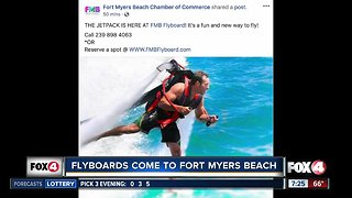 Flyboards come to Fort Myers Beach