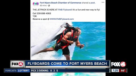 Flyboards come to Fort Myers Beach