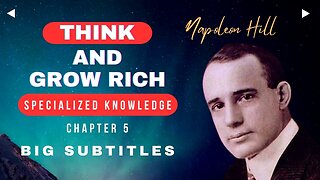 Specialized knowledge - Think and Grow Rich Ch:5 | Napoleon Hill (Big English Subtitles)