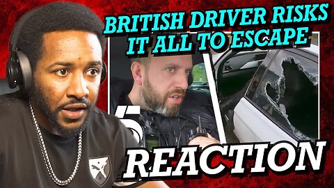 RECKLESS BRITISH DRIVER RISKS IT ALL TO GET AWAY FROM THE POLICE | REACTION!!!