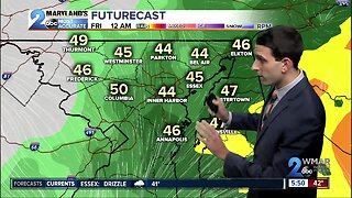 More Rain Tonight, Gusty Friday