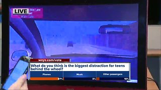 What's the biggest distraction for teens behind the wheel?