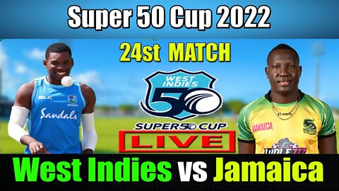 WIA vs JAM Live , Super 50 Cup 2022 Live , West Indies Academy vs Jamaica Scorpions Live