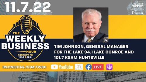 11.7.22 - Tim Johnson - The Weekly Business Hour with Rick Schissler