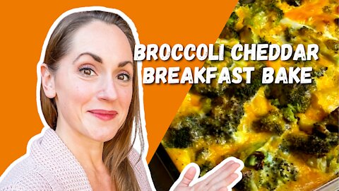 Broccoli Cheddar Breakfast Bake Recipe | Lean and Green | Lunch with Lisa