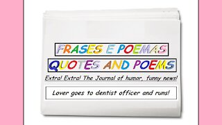 Funny news: Lover goes to dentist officer and runs! [Quotes and Poems]