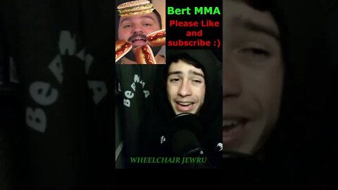 Bert MMA tells how he'd defeat MMA Joey in a fight! Gigachad Bert vs Glizzy Gobbler Joey!