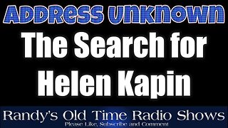 Address Unknown 26 The Search for Helen Kapin