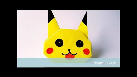 Fast Easy Origami Pikachu Tutorial