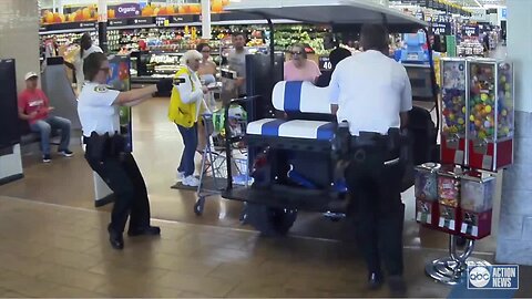 VIDEO: Florida man drives golf cart into Walmart