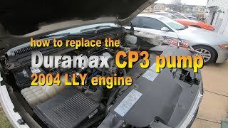 DURAMAX LLY 2004 CP3 PUMP REPLACEMENT