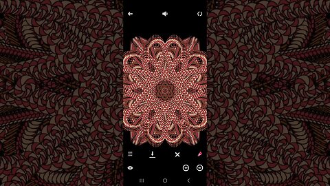 Tangle app on Android: perfect symmetry #30