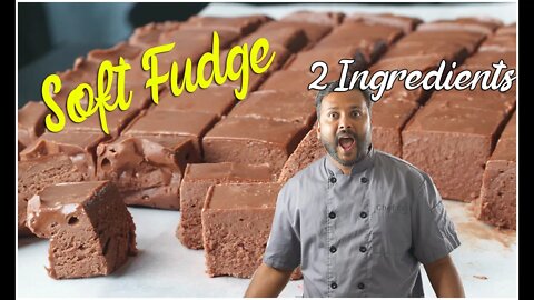 How To Make Easy 2 Ingredient Soft fudge! Sunday Baking Tutorial Episode 30