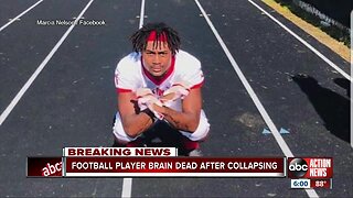 Northeast High football player brain dead after collapsing during Friday night's game, mother says