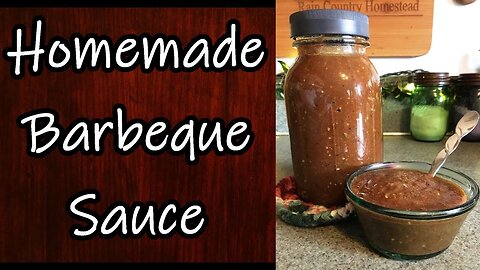 Make Your Own Barbeque Sauce