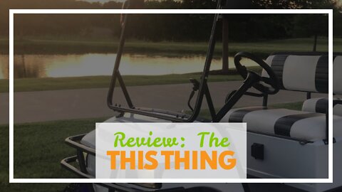 Review: The Original Bushwhacker Portable Speaker Mount for Golf Cart Railing - Adjustable Stra...