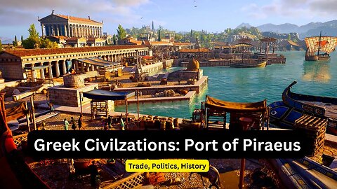 18. Ancient Greece Civilization: The Port of Piraeus - Marketing, Politics, Trade, and More