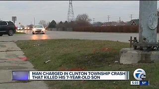 Dad charged with drunk driving in crash that killed 7-year-old son