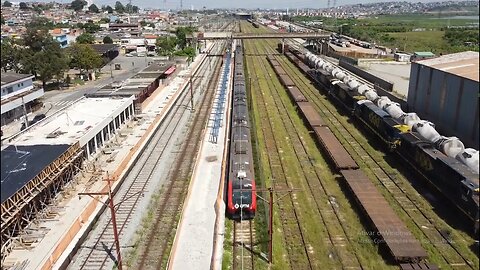Evolução de obra da Estação Manoel Feio 03/2023