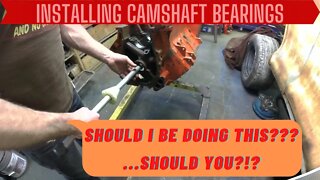 Cheap 440 Build Pt13, How to Install Cam Bearings